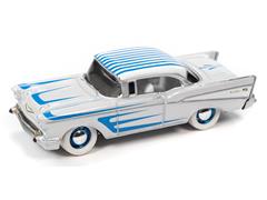 JLSP230-B-SP - Johnny Lightning 1957 Chevrolet Bel Air WHITE LIGHTNING CHASE