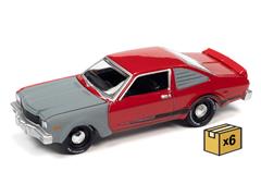 JLSP233-B-CASE - Johnny Lightning 1976 Plymouth Road Runner Bright Red and