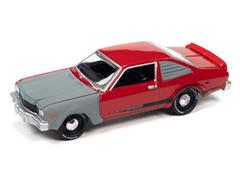 JLSP233-B - Johnny Lightning 1976 Plymouth Road Runner Bright Red and