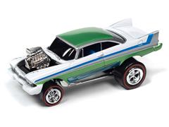 JLSP251-B - Johnny Lightning 1958 Plymouth Metallic Lime Green