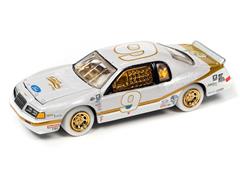 JOHNNY LIGHTNING #JLSP252-B-SP - 1986 Ford Thunderbird Stock - WHITE LIGHTNING Chase Car with