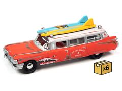 JLSP256-CASE - Johnny Lightning Surf Shark 1959 Cadillac Eldorado Ambulance