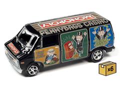 JLSP272-CASE - Johnny Lightning Monopoly 1976 Dodge Van Casino Van