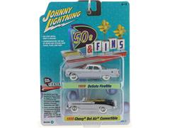 Johnny Lightning 50s and Fins Pack WHITE LIGHTNING Chase