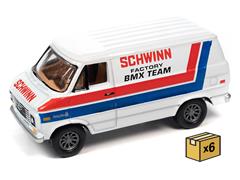 JLSP311-CASE - Johnny Lightning Schwinn 1976 Chevrolet Van G20 BMX_Freestyle Bikes