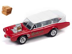JOHNNY LIGHTNING #JLSP344-BOX - The Monkees - Monkeemobile in Red and White