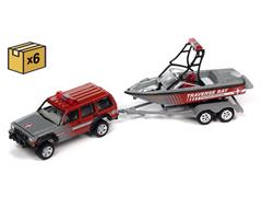 Johnny Lightning Traverse Bay Water Rescue 1988 Jeep Cherokee