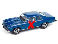 JOHNNY LIGHTNING #JLSP386-B-X - 1974 Pontiac GTO in Regatta Blue Poly