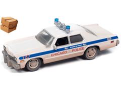 JOHNNY LIGHTNING #JLSP396-BOX - Blues Brothers - Chicago Police - 1975 Dodge Monaco in White - Dirty Version