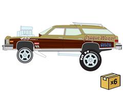 JOHNNY LIGHTNING #JLSP450-CASE - Oragin Wagon - 1976 Buick Estate Wagon in Gold with Wood Trim - Zingers - 6-Piece Set in a Non-Returnable