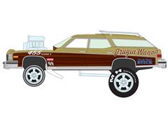 JOHNNY LIGHTNING #JLSP450 - Oragin Wagon - 1976 Buick Estate Wagon in Gold with Wood Trim - Zingers