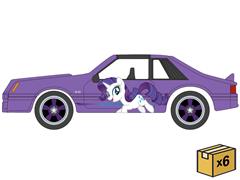 JOHNNY LIGHTNING #JLSP468-CASE - 1982 Ford Mustang GT in Purple Metallic with Rarity Graphics - My Little Pony - 6 Pieces in a Non-Returnable