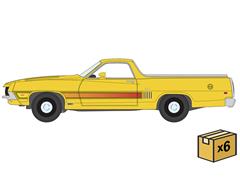 JOHNNY LIGHTNING #JLSP471-CASE - 1970 Ford Ranchero GT in Bright Yellow - 6 pieces in a Non-Returnable Factory-Sealed CASE