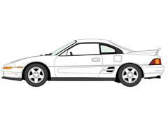 1992 Toyota MR2 Turbo in Super White