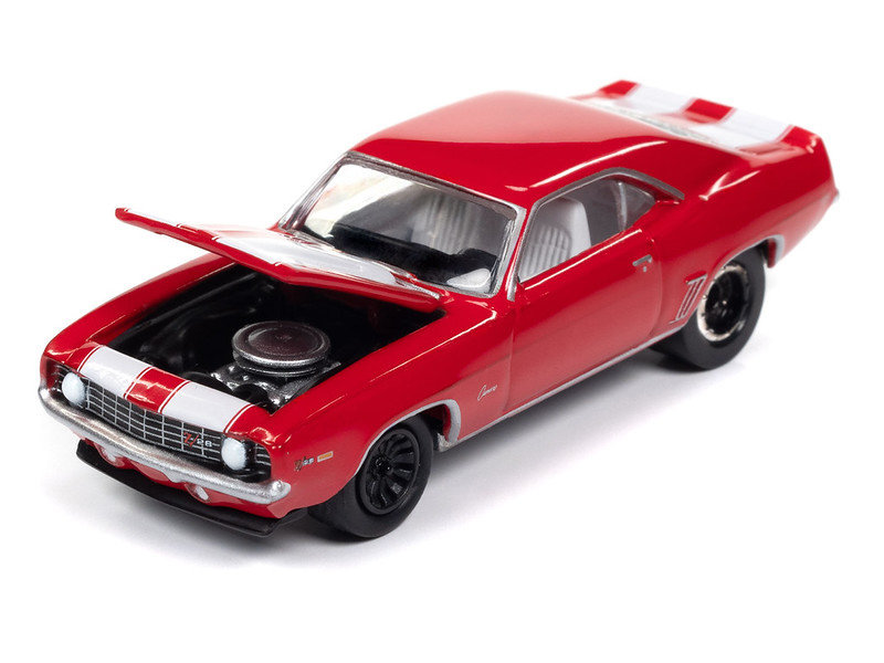 1969 Chevrolet Camaro Z28 in Red with White Stripes - JLSP381-B