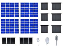 38602 - Kibri Roof Top Solar Panel and Satalite Dish