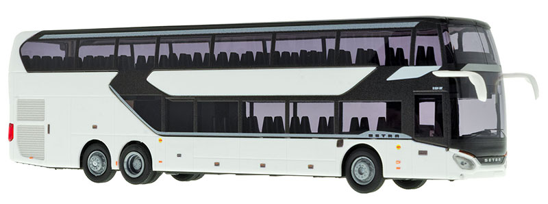 AWM PTT PostAuto Bus Graubünden Setra S417HDH Skikoffer 1:87 (Neu