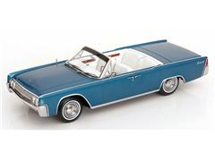 KK SCALE #181524 - 1963 Lincoln Continental Convertible in Metallic Turquoise