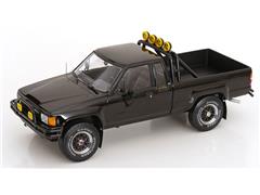 KK SCALE #181561 - 1985 Toyota 4X4 Xtra Cab Pickup Truck in Black