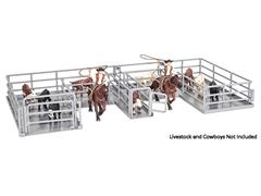 500232 - Little Buster Roping Box Playset featuring full swinging gates