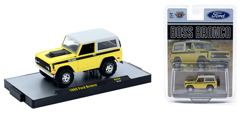 1969 Ford Boss Bronco in Yellow and White - 31500-HS58