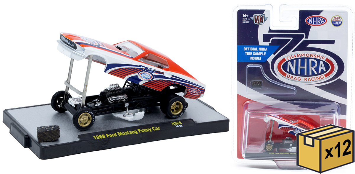 NHRA 75th Anniversary - 1969 Ford Mustang Funny Car - 12 Pieces in