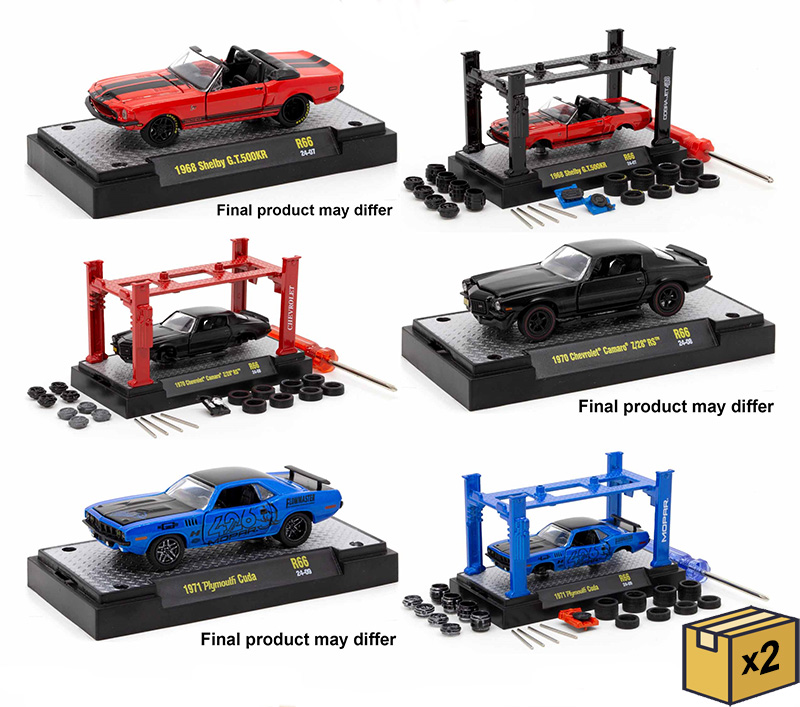 M2 Model Kit Release 66 - 6-Piece Assortment in a Non-Returnable