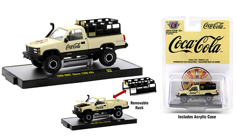 M2 Machines Coca Cola 1998 GMC Sierra - 52500-A22-B