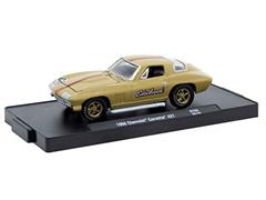M2MACHINES #11228-124-B - Auto-Drivers Release 124 - Edelbrock - 1966 Chevrolet Corvette 427 in Tan with Orange Racing Stripe