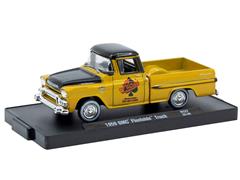 M2MACHINES #11228-127-B - Aces Custom Garage - 1959 GMC Fleetside Truckin in Gold