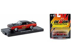 M2MACHINES #11228-128-B - 1969 Chevrolet Camaro in Black and Red with Demon Decal