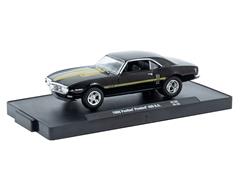 M2MACHINES #11228-130-D - 1968 Pontiac Firebird in Black with Gold Graphics