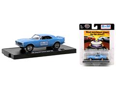 M2MACHINES #11228-88-A - B M - 1967 Chevrolet Camaro SS/RS 396 in Blue Metallic with Gloss White Stripes