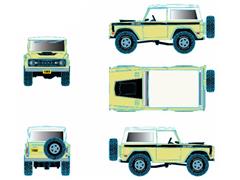 31500-HS58 - M2 Machines 1969 Ford Boss Bronco