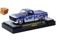 M2MACHINES #31500-HS65-BOX - 1973 Chevrolet Cheyenne Super 10 Pickup Truck SS454 Holiday Edition