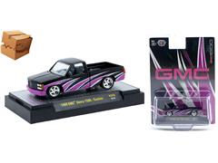 M2MACHINES #31500-HS68-BOX - 1989 GMC Sierra 1500 Custom with Pink White and Black Graphics