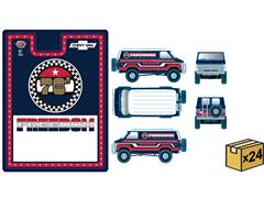 M2MACHINES #31500-HS78-MSTR - 1976 Chevrolet Van in Red White and Blue - Freedom Edition - 24-Piece Non-Returnable Master Case