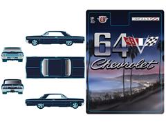 M2MACHINES #31500-HS80 - 1964 Chevrolet Impala Hardtop in Black