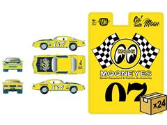M2MACHINES #31500-HS81-MSTR - Mooneyes - 1979 Chevrolet Camaro Z/28 in Yellow with Black Hood and #07 Racing Graphics - 24-Piece Non-Returnable Master Case