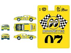 M2MACHINES #31500-HS81 - Mooneyes - 1979 Chevrolet Camaro Z/28 in Yellow with Black Hood and #07 Racing Graphics
