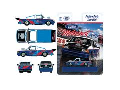 M2MACHINES #31500-HS96 - Ford Motorsport SVO - 1995 Ford Ranger XLT Lowered Stance Pickup Truck in Blue and Red with Triple-Butterfly Air Scoop
