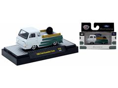 M2MACHINES #32500-105-C - 1964 Ford Econoline Truck in White with Green Panels