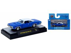M2MACHINES #32500-105-E - 1970 Dodge Super Bee 383 in Blue and White
