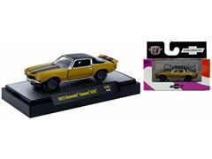M2MACHINES #32500-105-F - 1972 Chevrolet Camaro in Black and Dark Yellow