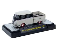 M2MACHINES #32500-108-A - 1959 VW Double Cab Truck USA Model in Grey and Black