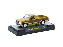 M2MACHINES #32500-111-F - 1997 GMC Sierra 1500 Pickup Truck in Brown and Olive Green