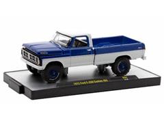 M2MACHINES #32500-93-C - Auto-Thentics Release 93 - 1972 Ford F-250 Pickup Truck in Blue and White