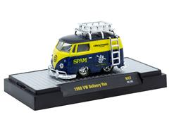 M2MACHINES #32500-97-B - Spam - 1960 Volkswagen Delivery Van in Blue and Yellow