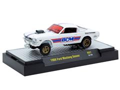 M2MACHINES #32500-97-C - B M - 1966 Ford Mustang Gasser in White