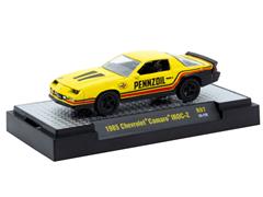 M2MACHINES #32500-97-F - Pennzoil - 1985 Chevrolet Camaro IROC-Z in Yellow